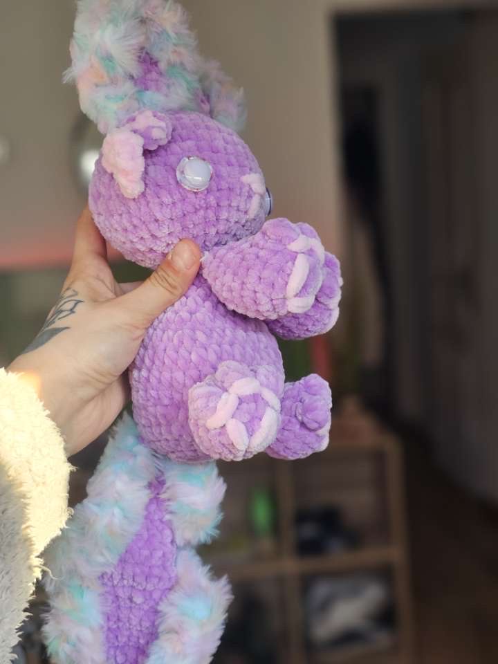 Peluche Luna - axolotl crochet