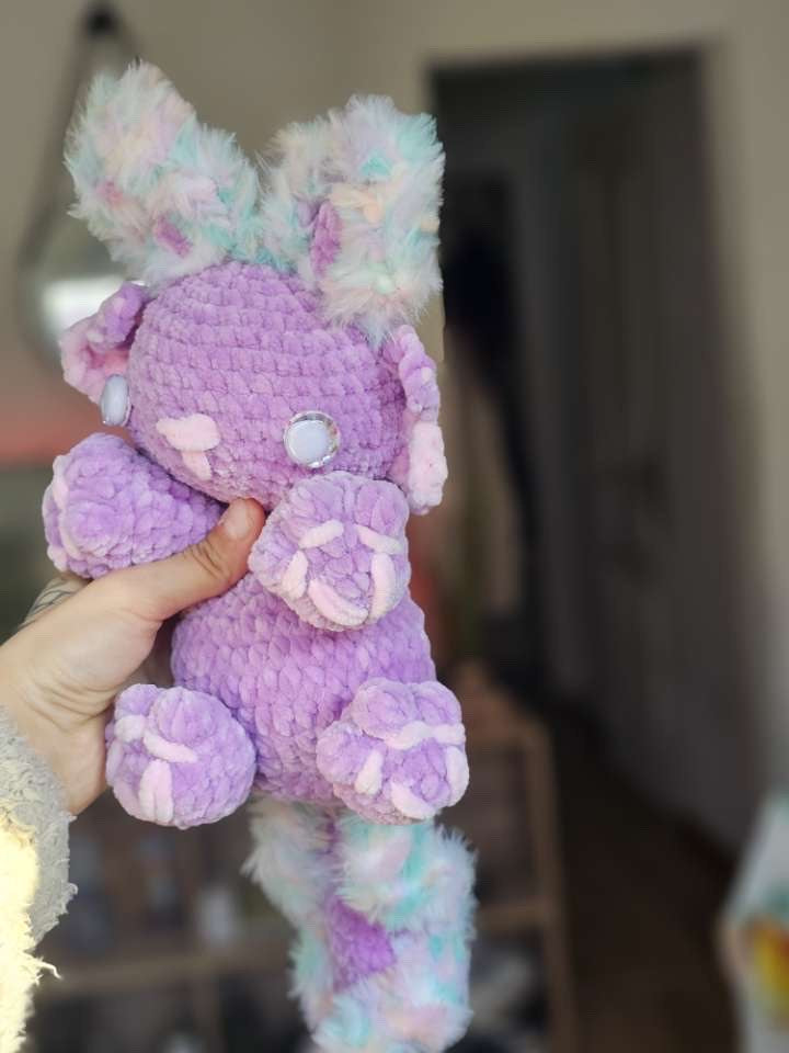 Peluche Luna - axolotl crochet
