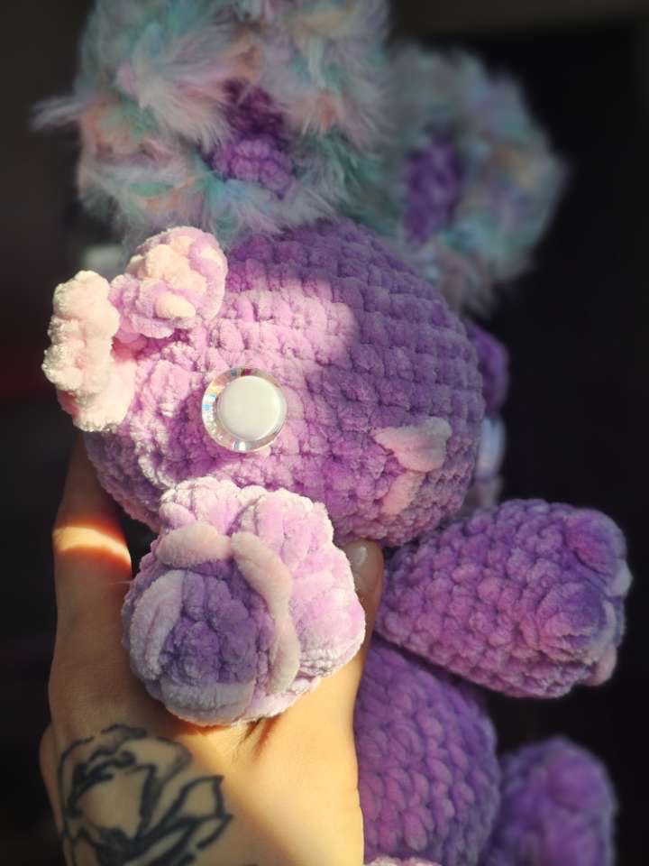 Peluche Luna - axolotl crochet